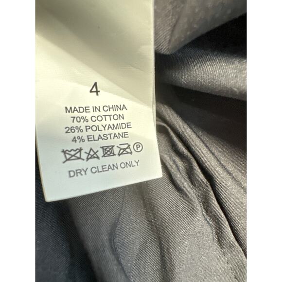 Kate Spade NWT Black Poplin Square Neck Long Puff Gathered Sleeve women sz 4 - Picture 8 of 8